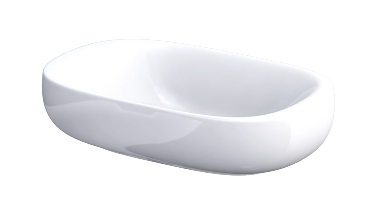 Oristo Illusion Umywalka nablatowa ceramiczna 60 cm (UBL-IL-60-91)